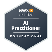 תג ההסמכה הרשמי AWS Certified AI Practitioner